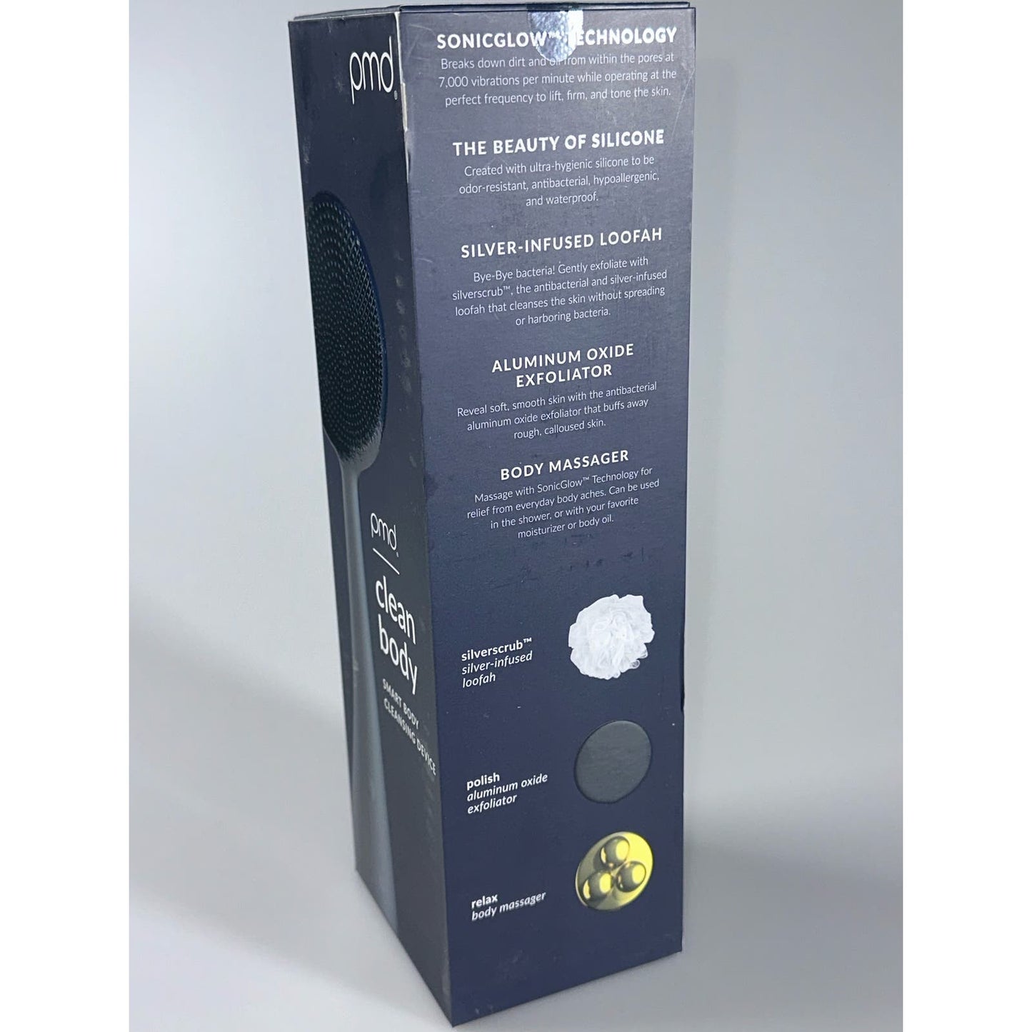 PMD Clean Body - Smart Body Cleansing Device #4033 Navy Sealed In box