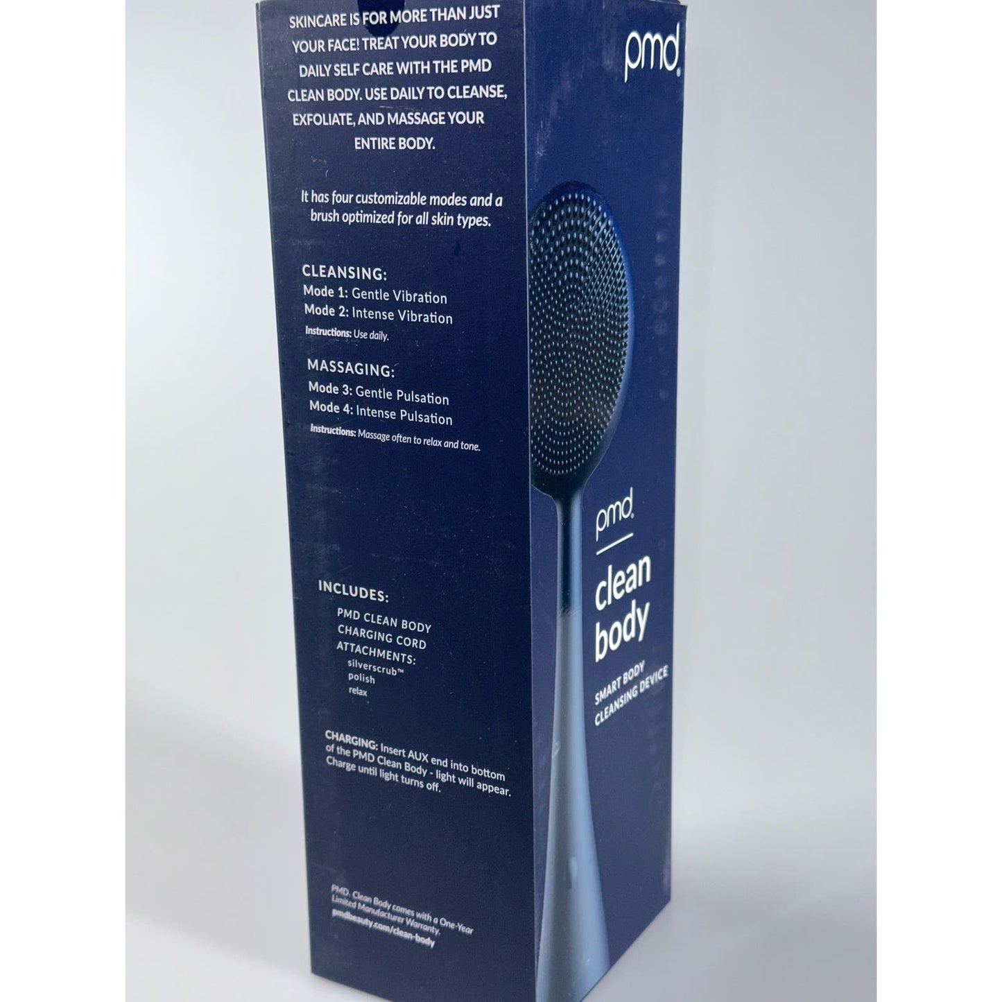 PMD Clean Body - Smart Body Cleansing Device #4033 Navy Sealed In box