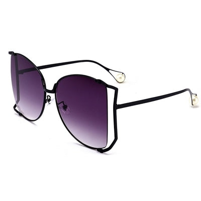 Women Clear oversized Sunglasses