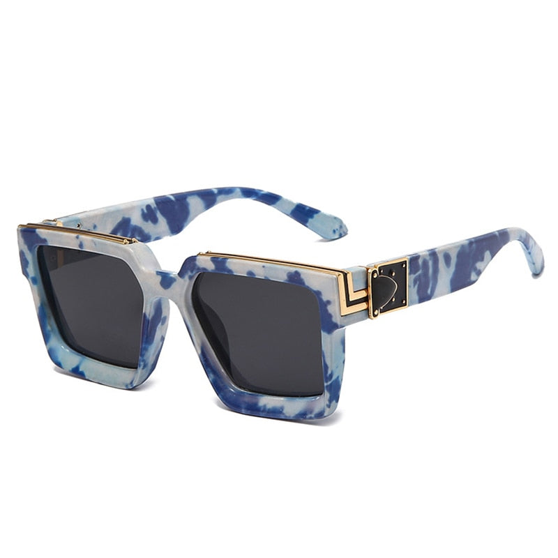 Unisex Fashionable Retro Square Shades UV400